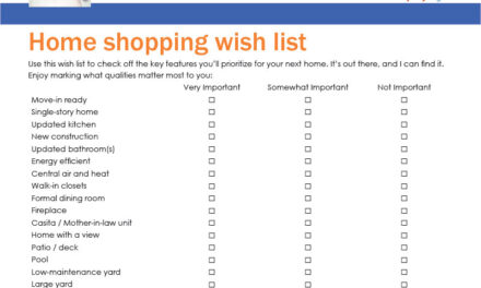 FARM: Home shopping wish list