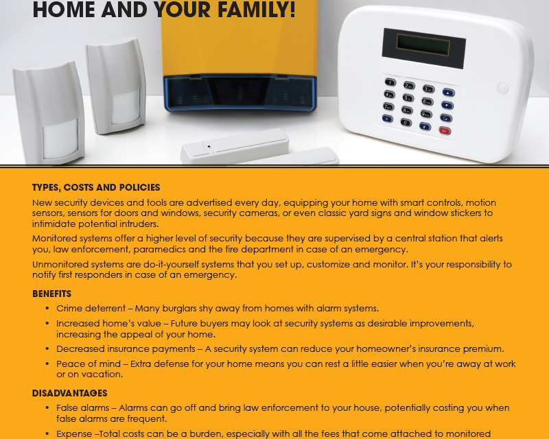 FARM: Home security systems — protect your home and your family!