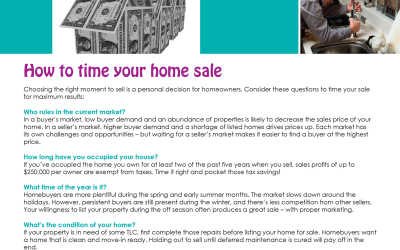 FARM: How to time your home sale