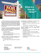 Client Q&A: What is a “due-on clause”?