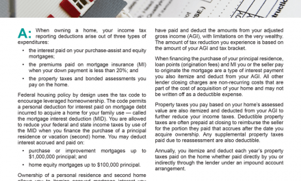 Client Q&A: What are my tax deductions when I become a homeowner?