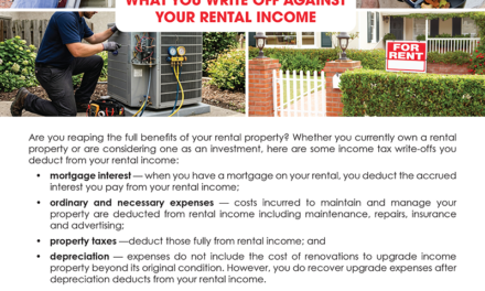 FARM: What you write off against your rental income