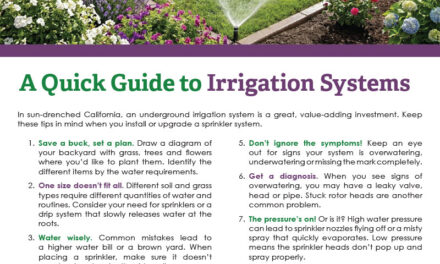 FARM: A quick guide to irrigation systems