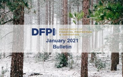 DFPI Bulletin Digest: January 2021