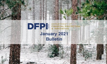 DFPI Bulletin Digest: January 2021