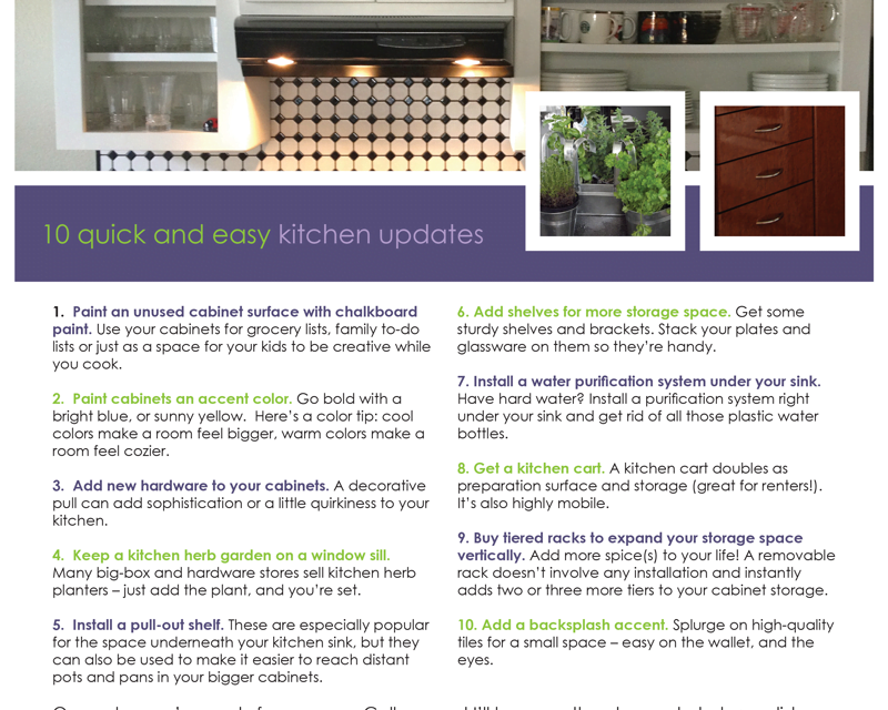 FARM: 10 Quick and Easy Kitchen Updates