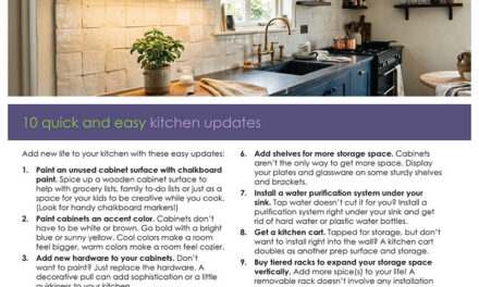 FARM: 10 Quick and Easy Kitchen Updates