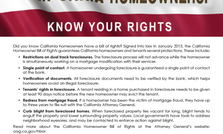 FARM: California homeowners: know your rights