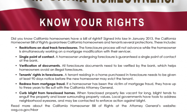 FARM: California homeowners: know your rights