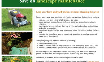 FARM: Save on landscape maintenance