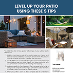 Level up your patio