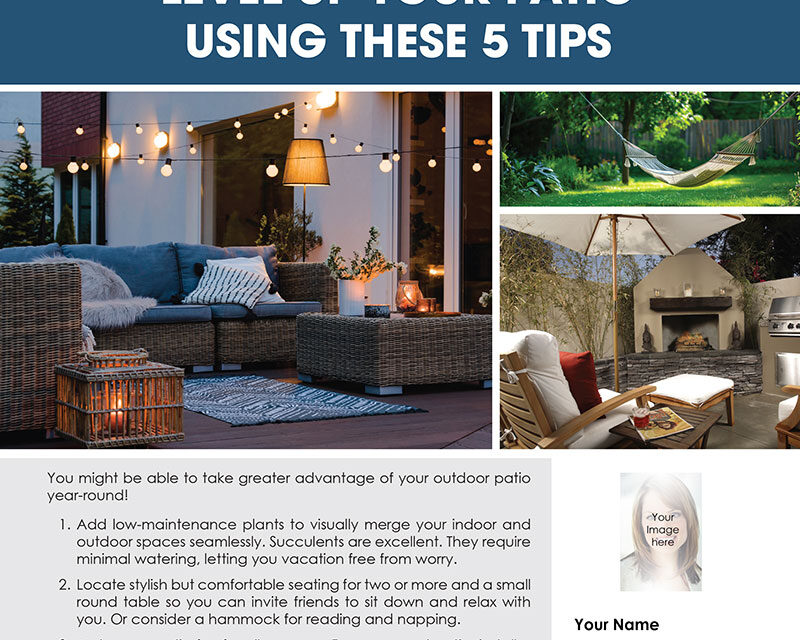 FARM: Level up your patio using these 5 tips