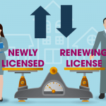 Home sales volume impacts sales agent licensing and renewals