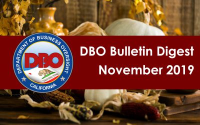 DBO Bulletin Digest November 2019