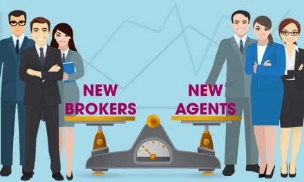 Newly-licensed sales agent and broker population
