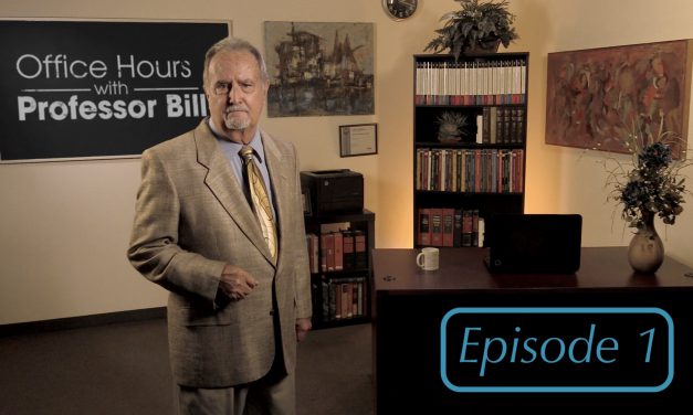 Office Hours with Professor Bill: Episode 1