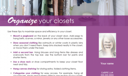 FARM: Organize your closets