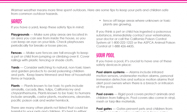 FARM: Outdoor safety