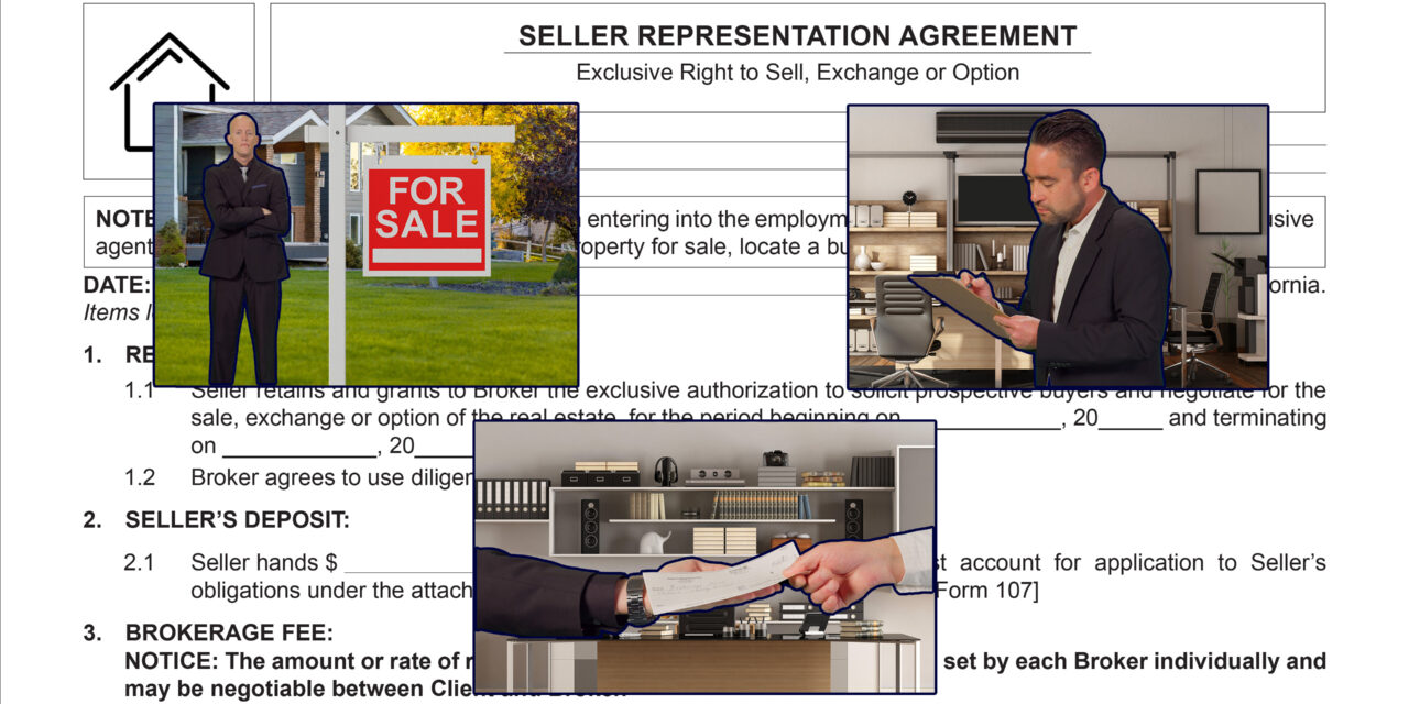 Contents of the Seller Representation Agreement