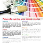 Painting home's exterior