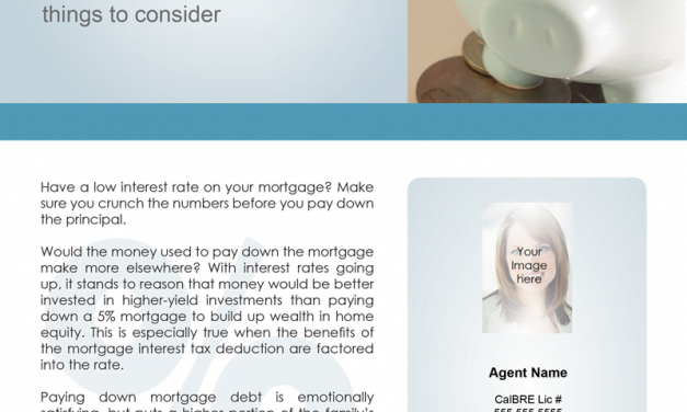 FARM: Paying down a mortgage