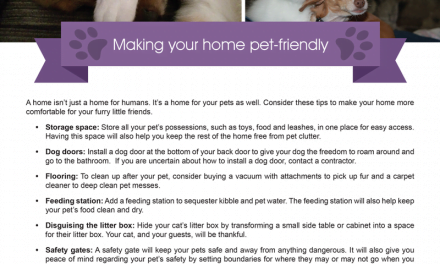 FARM: Making your home pet-friendly