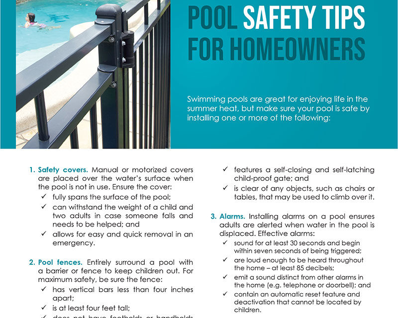 FARM: Pool safety tips for homeowners
