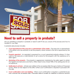 Sell a property in probate