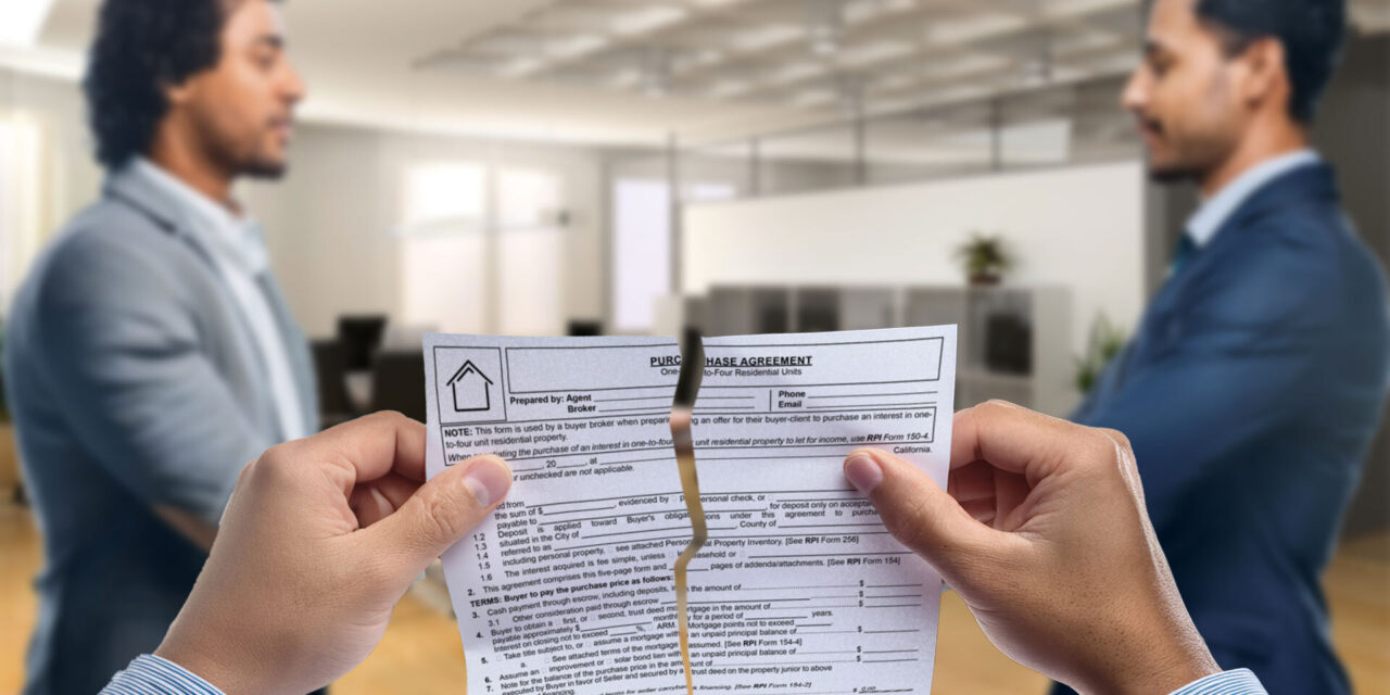 The seller breaches the purchase agreement