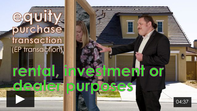 Purchasing the Equity in a Seller’s Residence in Foreclosure