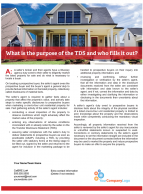 Client Q&A: What is the purpose of the TDS and who fills it out?
