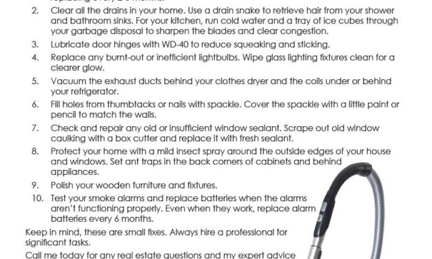 FARM: Quick home maintenance