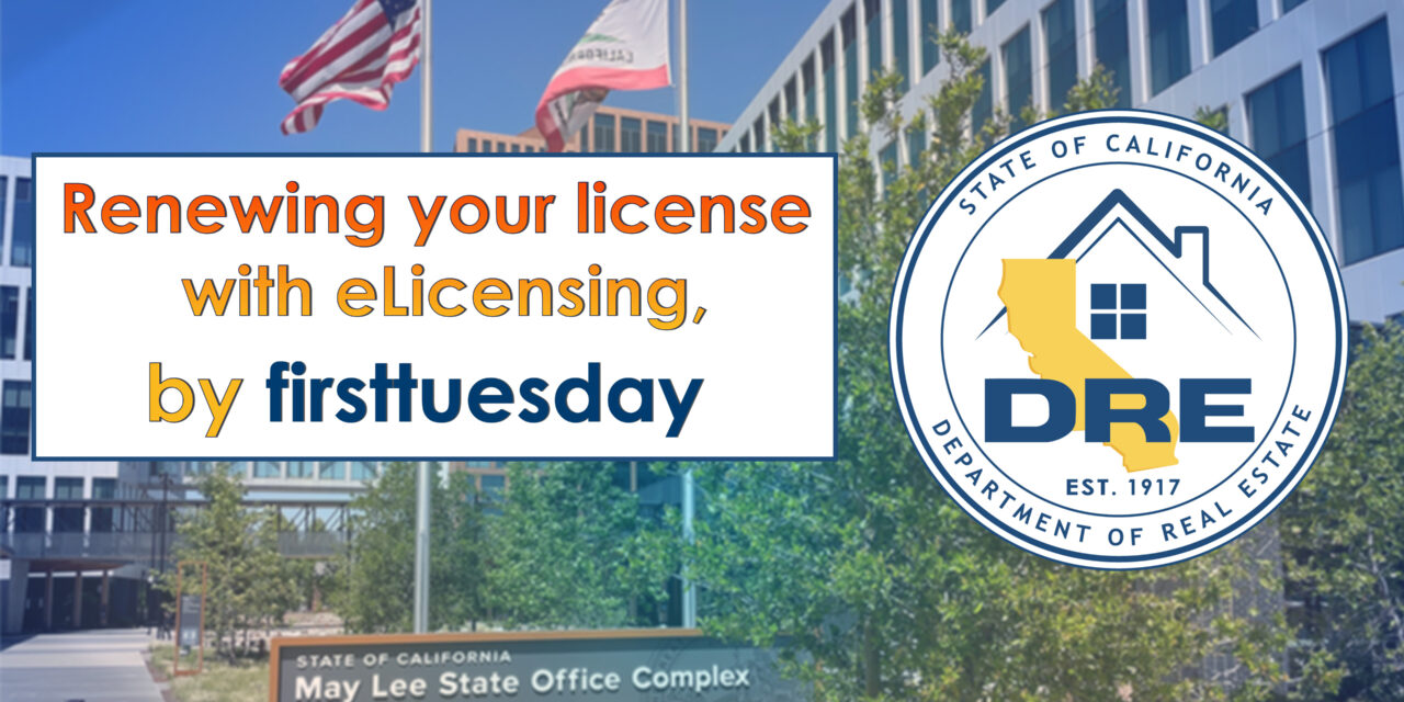 Renewing your license with eLicensing, by firsttuesday