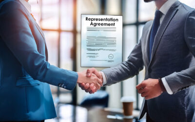 A representation agreement employs a broker
