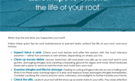 FARM: Quick tips to extend  the life of your roof