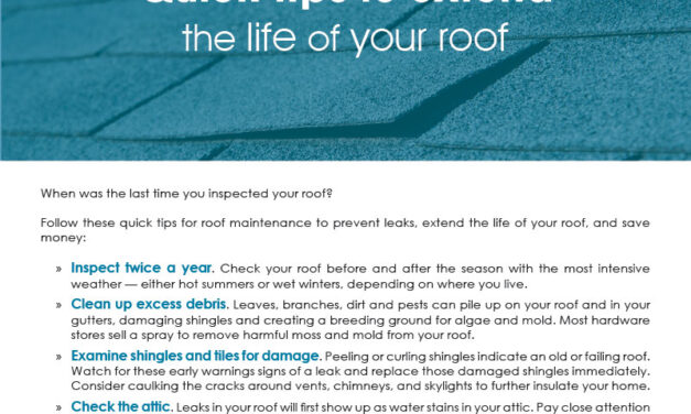 FARM: Quick tips to extend  the life of your roof