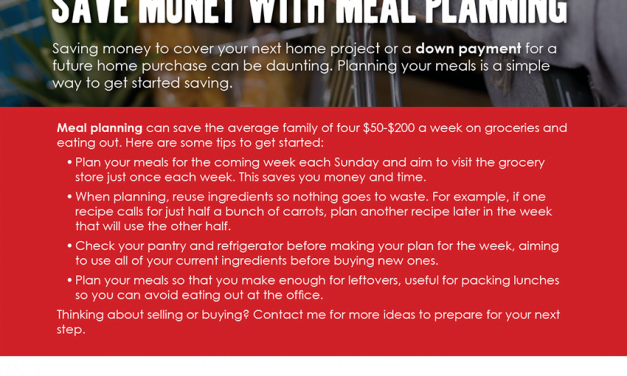 FARM: Save money with meal planning