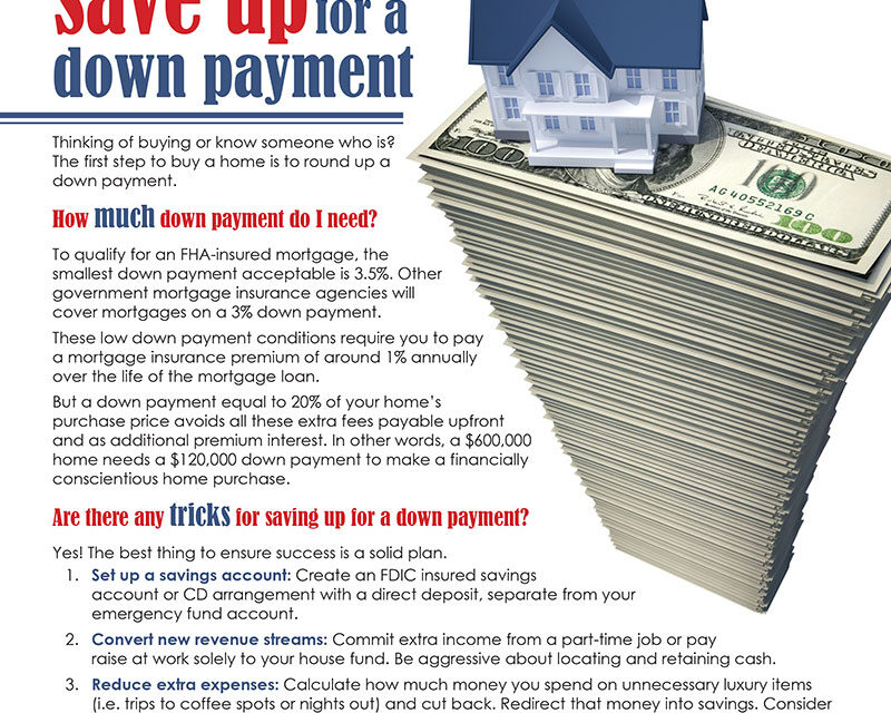 FARM: Save up for a down payment