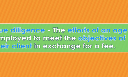 Word-of-the-Week: Due diligence