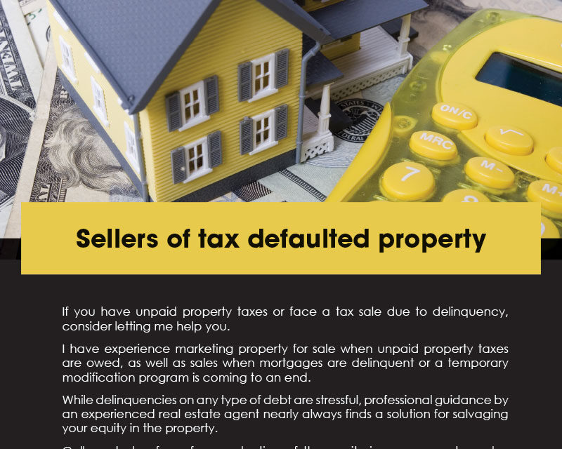 FARM: Sellers of tax defaulted property