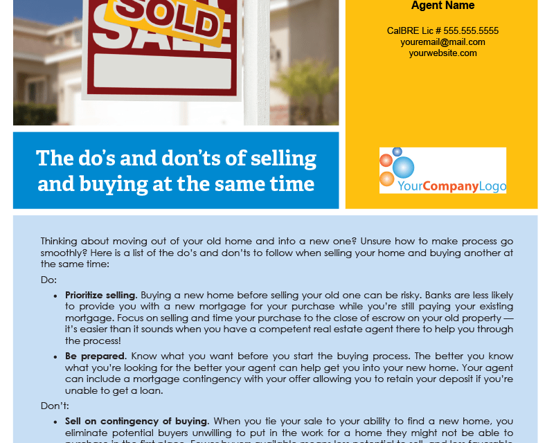 FARM: The do’s and don’ts of selling and buying at the same time