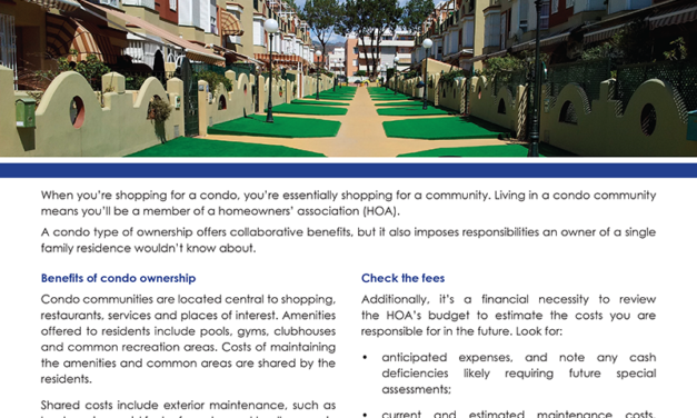 FARM: Shopping for a condo