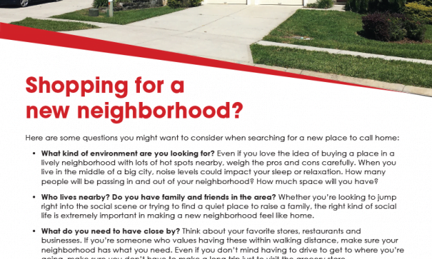 FARM: Shopping for a new neighborhood?