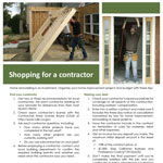 Shop for a contractor