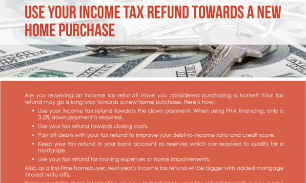 FARM: Use your income tax refund towards a new home purchase
