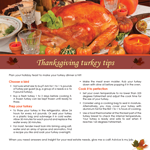 Thanksgiving turkey tips