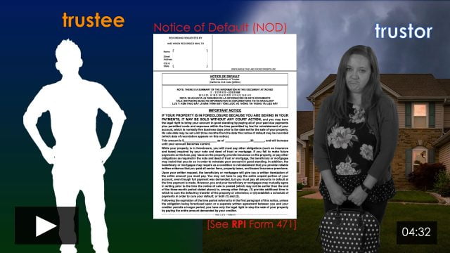 The Notice of Default