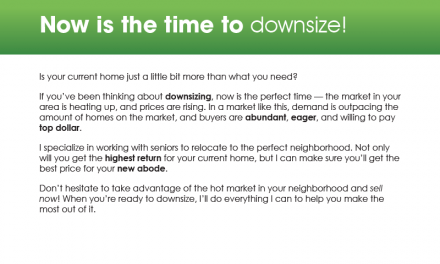FARM: Now is the time to downsize!