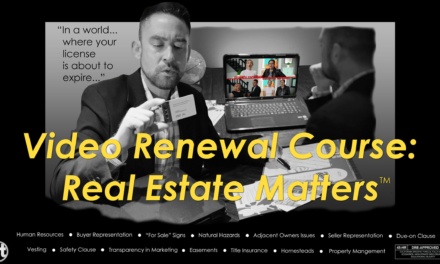 Video Renewal Course: Real Estate Matters™ — the 2026 cinematic CE release for your DRE renewal