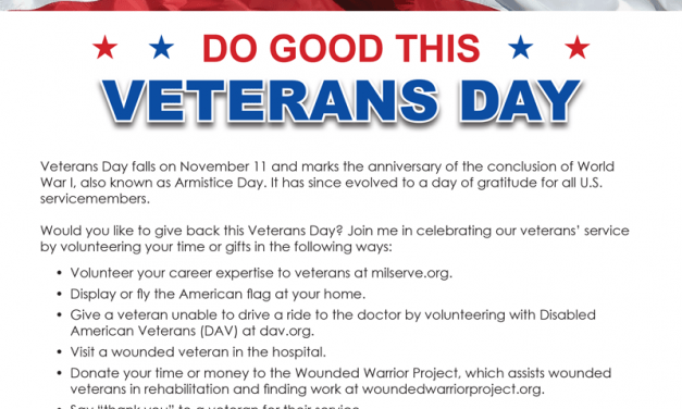FARM: Do good this Veterans Day